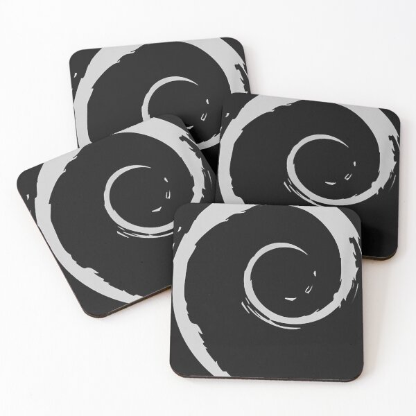 Item preview, Debian Logo Spiral Minimalist T-Shirt.png designed and sold by JUANCASTIL12.