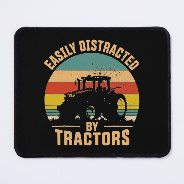 Item preview, Easily Distracted By Tractors Farmer Tractor Funny Farming designed and sold by KevinGardner1.