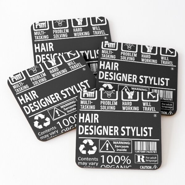Aperçu de l'œuvre T-shirt de styliste de cheveux - T-shirt d'article de cadeau d'emploi certifié multitâche créée et vendue par sabinacsnm.