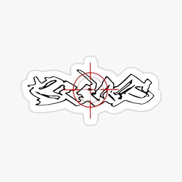 Item preview, Bladee target sticker designed and sold by Skiitweouthere.