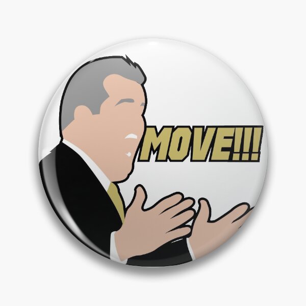Item preview, Coach Paint Yells, "MOVE!!!" designed and sold by BoilerD.