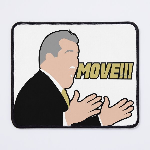 Item preview, Coach Paint Yells, "MOVE!!!" designed and sold by BoilerD.