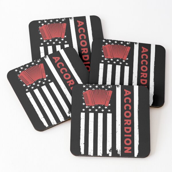Item preview, Accordion Instrument American Flag designed and sold by Mnightsa.