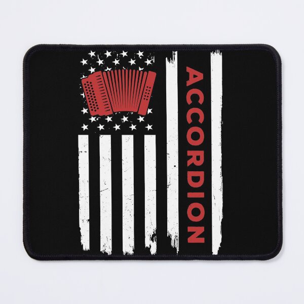 Item preview, Accordion Instrument American Flag designed and sold by Mnightsa.
