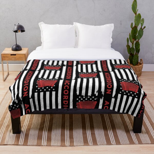 Item preview, Accordion Instrument American Flag designed and sold by Mnightsa.