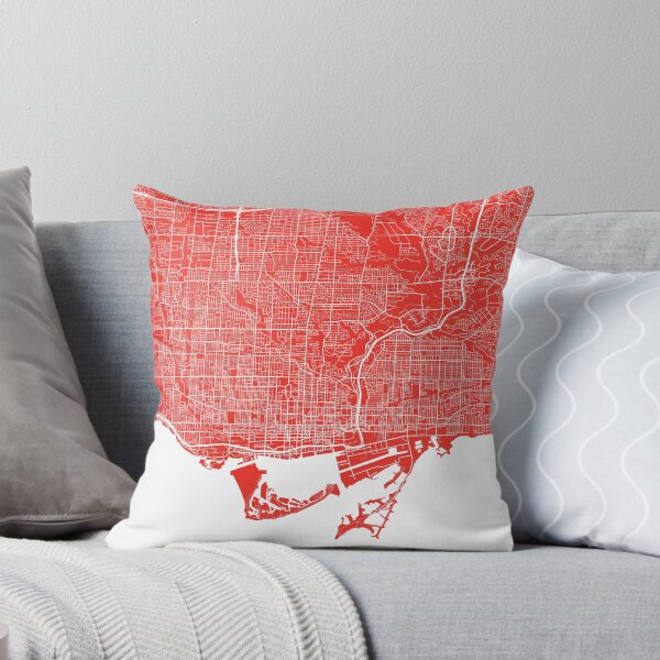 Item preview, Toronto (Red) designed and sold by CartoCreative.