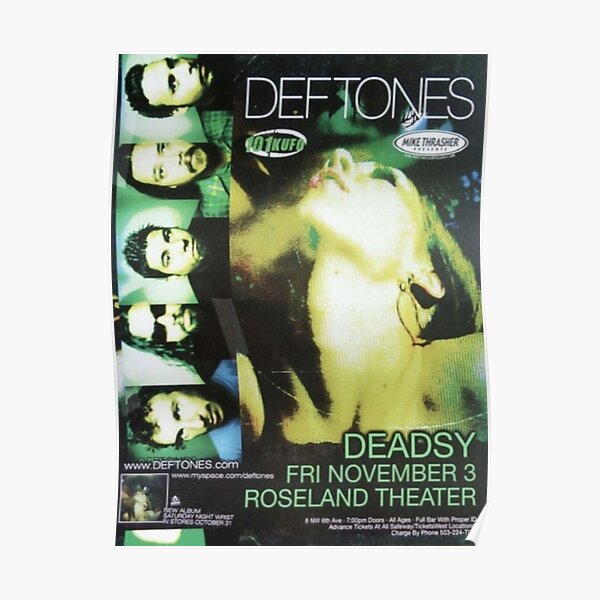;Deftones Sci-Fi Concert Poster poster Poster