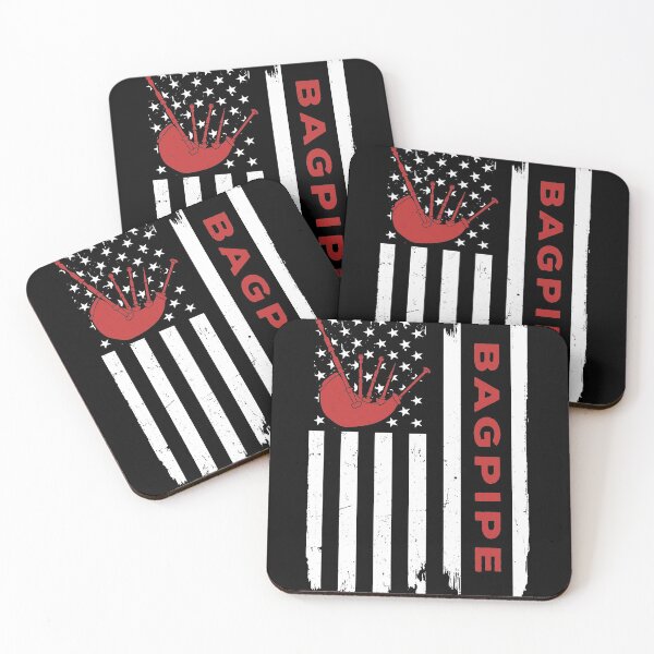 Item preview, Bagpipe Instrument American Flag designed and sold by Mnightsa.