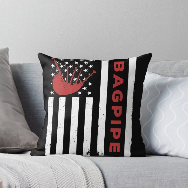Item preview, Bagpipe Instrument American Flag designed and sold by Mnightsa.
