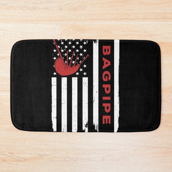Item preview, Bagpipe Instrument American Flag designed and sold by Mnightsa.