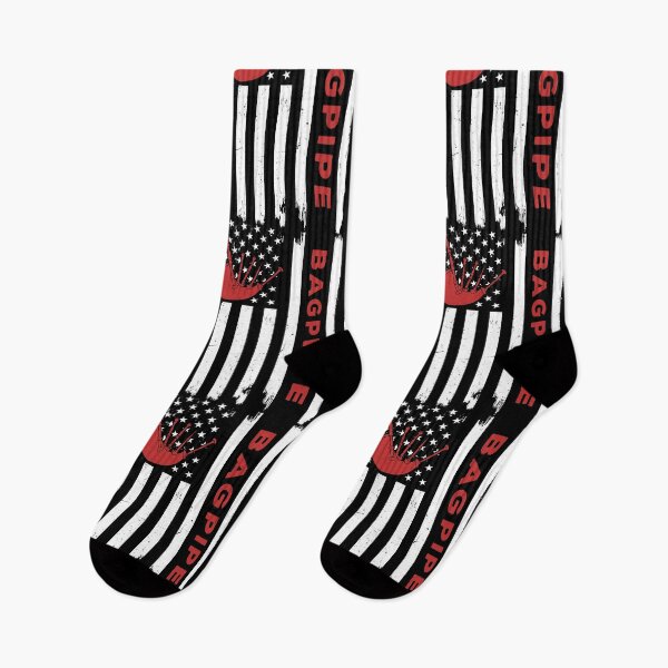 Item preview, Bagpipe Instrument American Flag designed and sold by Mnightsa.