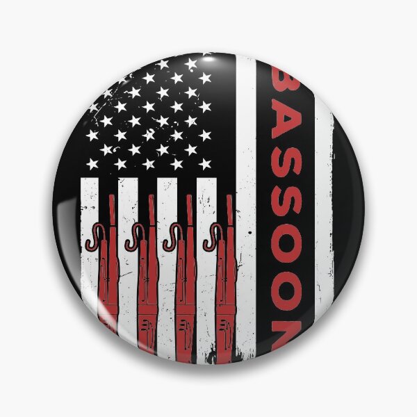 Item preview, Bassoon  Instrument American Flag designed and sold by Mnightsa.