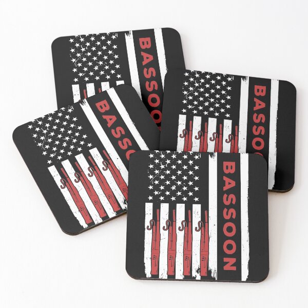 Item preview, Bassoon  Instrument American Flag designed and sold by Mnightsa.