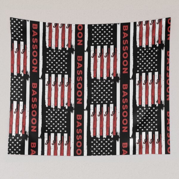Item preview, Bassoon  Instrument American Flag designed and sold by Mnightsa.