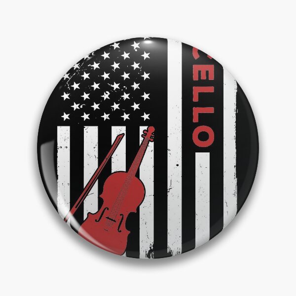 Item preview, Cello Instrument American Flag designed and sold by Mnightsa.