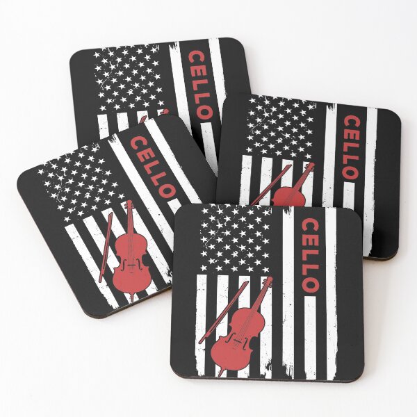 Item preview, Cello Instrument American Flag designed and sold by Mnightsa.