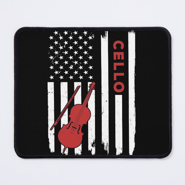 Item preview, Cello Instrument American Flag designed and sold by Mnightsa.