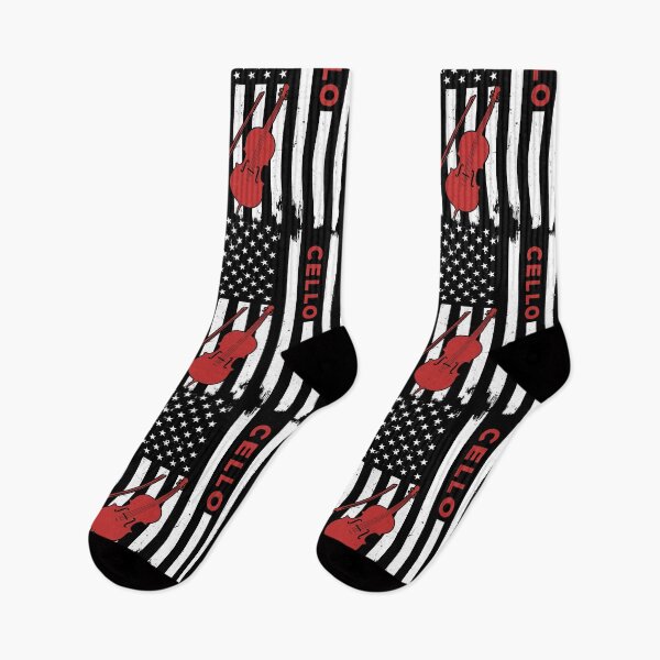 Item preview, Cello Instrument American Flag designed and sold by Mnightsa.