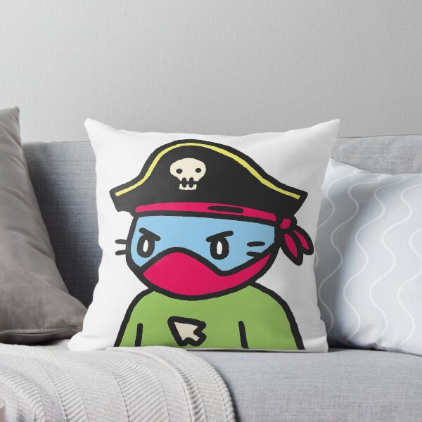 Item preview, Cool Cat#1730  Cute cat Cartoon cat Pirate hat designed and sold by PetTotem.
