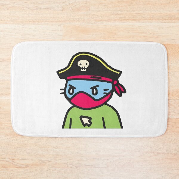 Item preview, Cool Cat#1730  Cute cat Cartoon cat Pirate hat designed and sold by PetTotem.