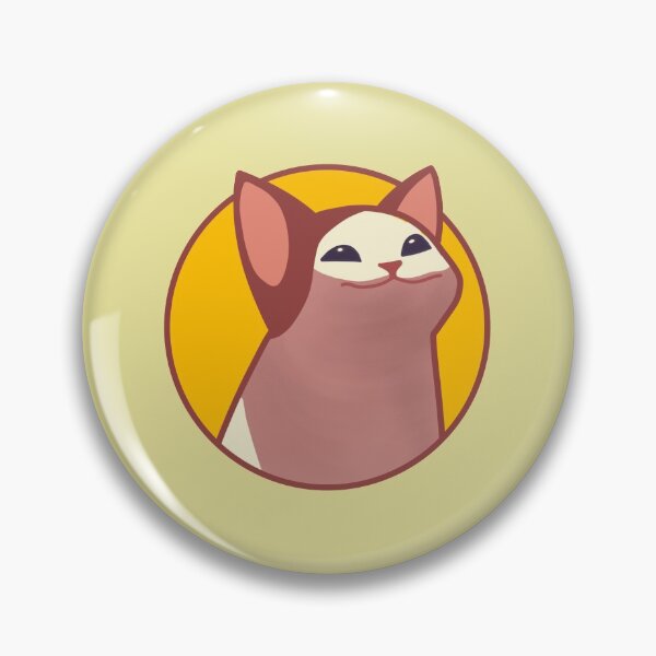 Item preview, pop pog cat cute smile designed and sold by Mindy Bubble.