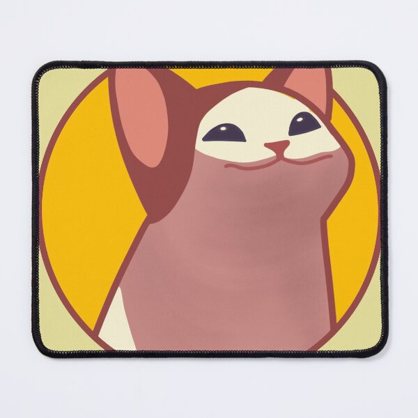 Item preview, pop pog cat cute smile designed and sold by Mindy Bubble.