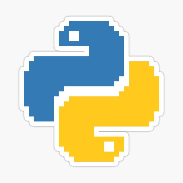 8-bit Python Sticker