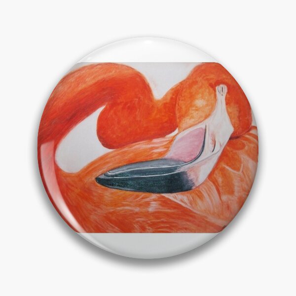 Item preview, Sleeping Flamingo designed and sold by aprilwebbartist.