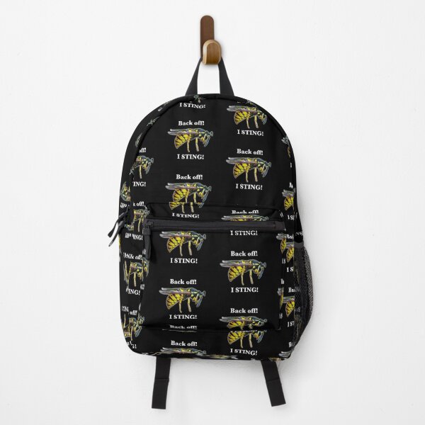 Item preview, German Yellowjacket - Back off! I sting! (dark) designed and sold by BugNews.