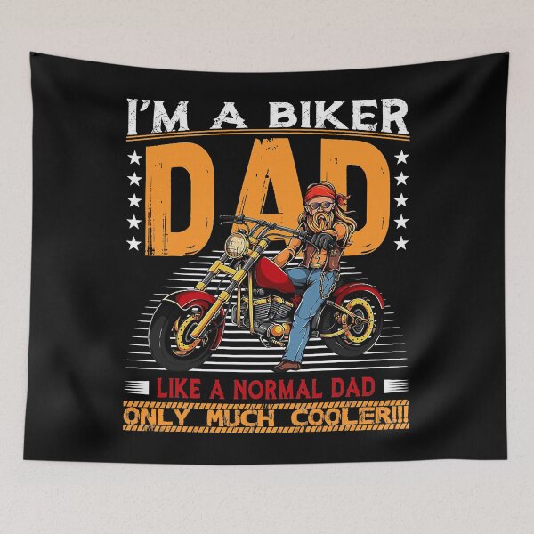Item preview, I_m A Biker Dad Like A Normal Dad Only Much Cooler designed and sold by ShannonMullins.