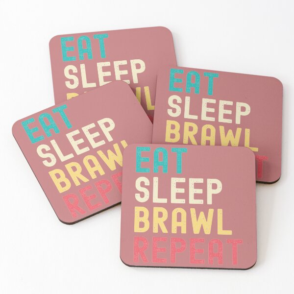 Item preview, Eat Sleep Brawl Repeat-Gamer Gift    designed and sold by SteadyGoBundle.
