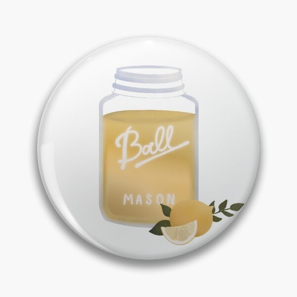 Item preview, Country Kitchen Lemonade Jar with Lemons designed and sold by IllustrativeJoy.