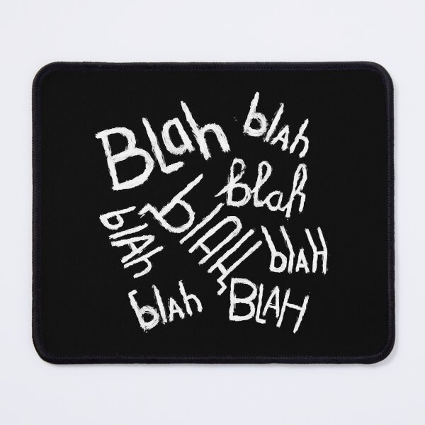 Item preview, Blah Blah Blah Typography designed and sold by LisaDiane26.