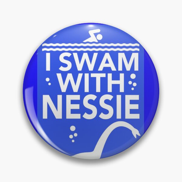 Item preview, I Swam With Nessie Sticker designed and sold by MaxLangner.