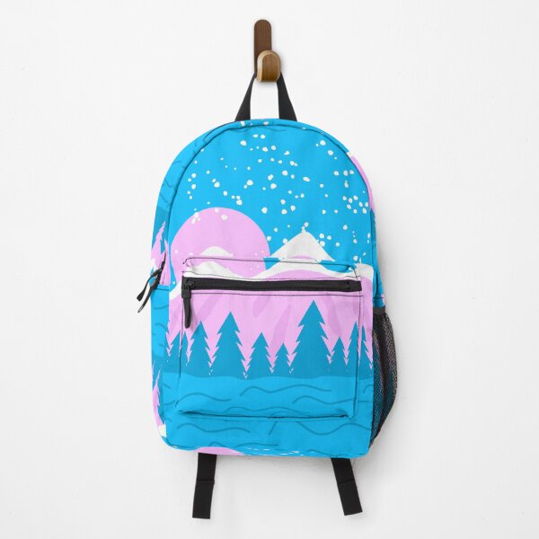 Item preview, Transgender Pride Flag Mountain Landscape Snow Lake Sunset designed and sold by cashewdays.