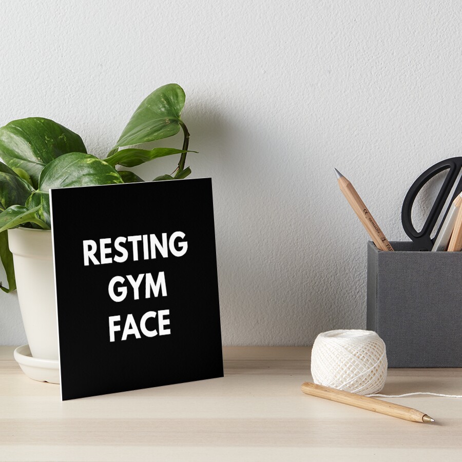 Resting Gym Face T Fitness Men Women Funny Workout Coffee Mug