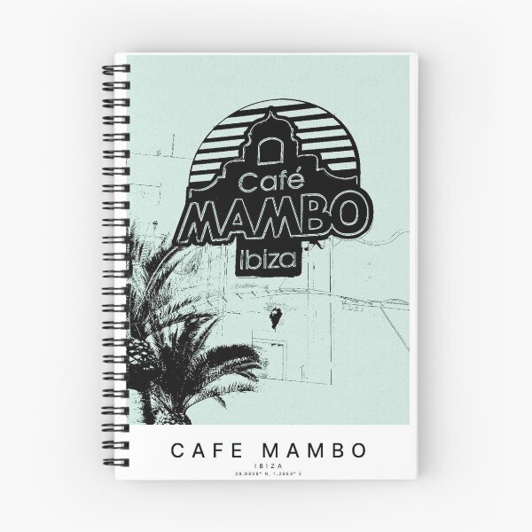 Item preview, Cafe Mambo Ibiza Wall Art High Quality, Vintage Sketch Art Travel Poster designed and sold by PetPartyCo2.