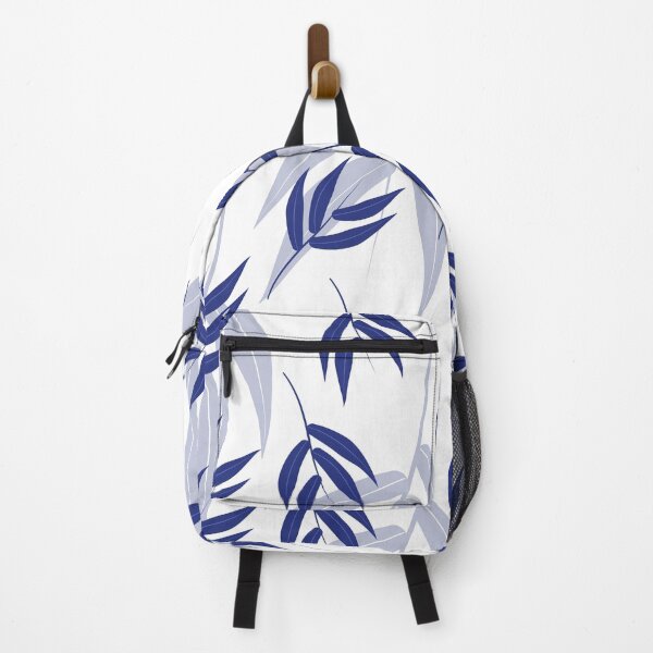 Item preview, seamless pattern with bamboo indigo leaves designed and sold by Tong4130.