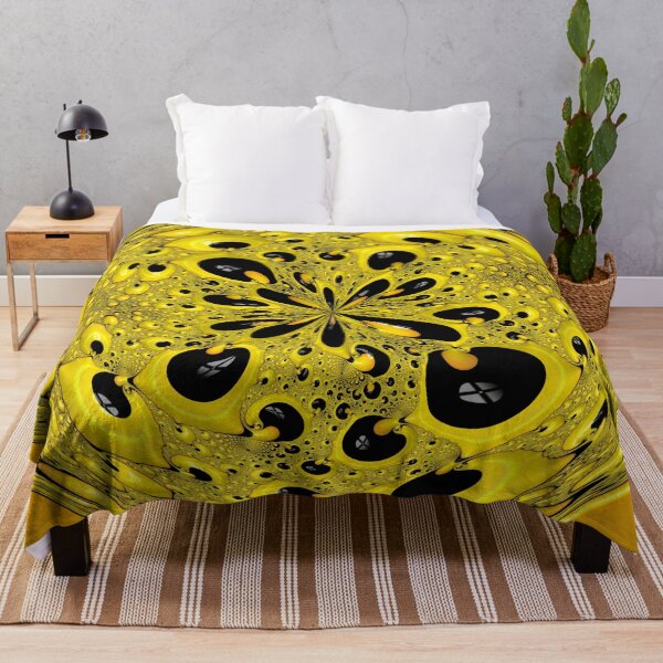 Item preview, Yellow and Black Creation Orb Three designed and sold by Elisabeth Lucas.