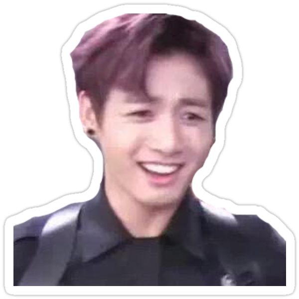 Pegatinas «BTS Jungkook KPOP funny meme sticker» de CadeyNamjoon