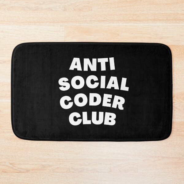 Item preview, Anti Social Coder Club | software developer, engineer, programmer designed and sold by brinikki.
