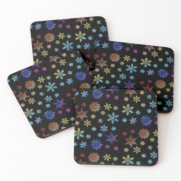 Item preview, Rainbow Glitter Snowflakes designed and sold by GL Digital Artwork .