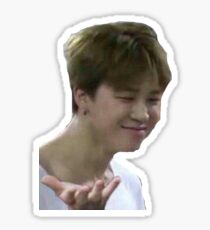 Jimin BTS funny meme sticker Sticker