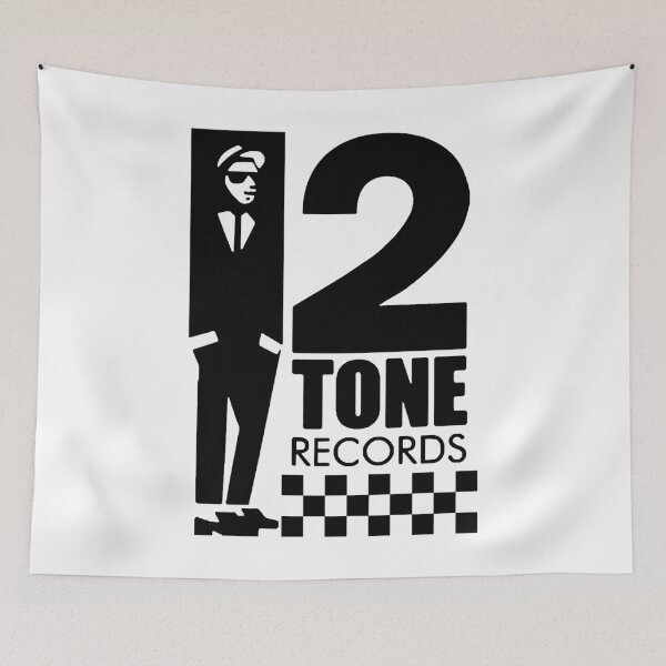 Item preview, Gift For Men 2 Tone Records T Blanco y negro Hombres Mujeres Unisex Baggy Boyfriend designed and sold by JakobOlson1882.