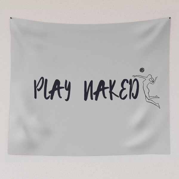 Item preview, Play naked volleyball designed and sold by climbnakeed.