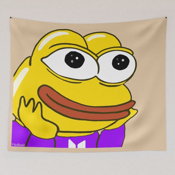 Item preview, PEPE the frog imagining something happy. designed and sold by VinBasis.