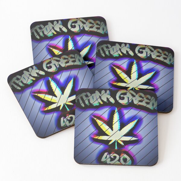 Item preview, THINK GREEN 420 WEED Cannatees designed and sold by jmed70.