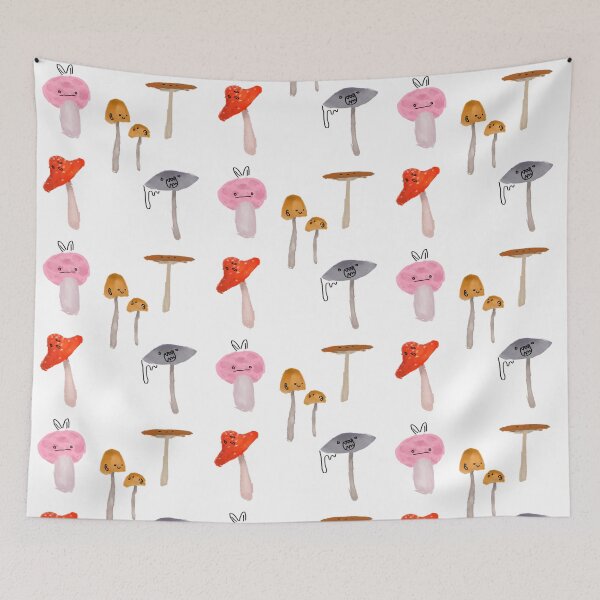 Item preview, silly mushroom faces designed and sold by June-Bug-.