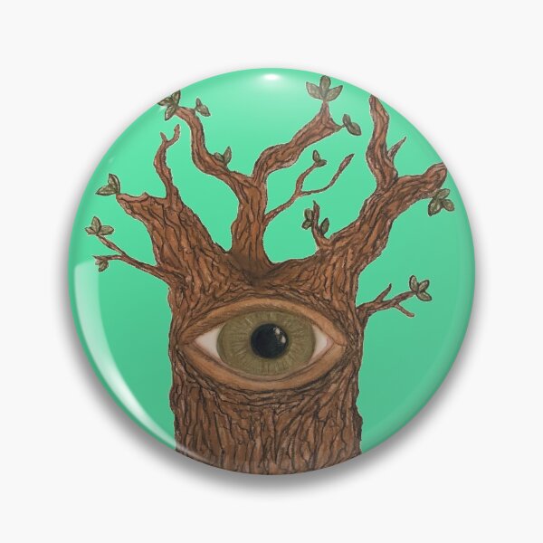 Item preview, Green Eyed Tree designed and sold by LuvbuzzArt.