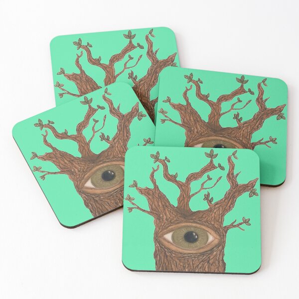 Item preview, Green Eyed Tree designed and sold by LuvbuzzArt.